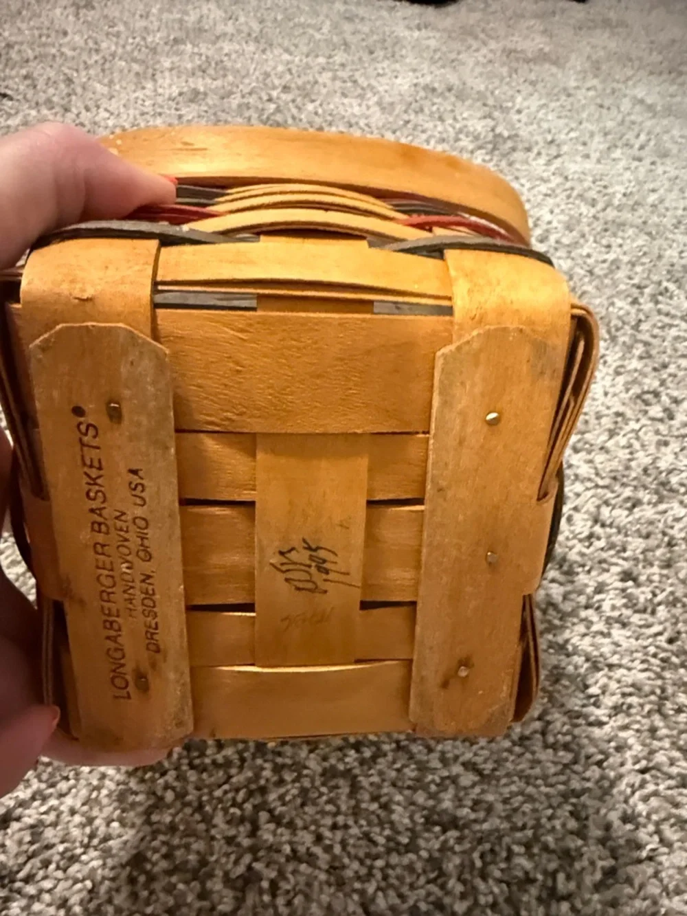 1995 Longaberger traditions basket